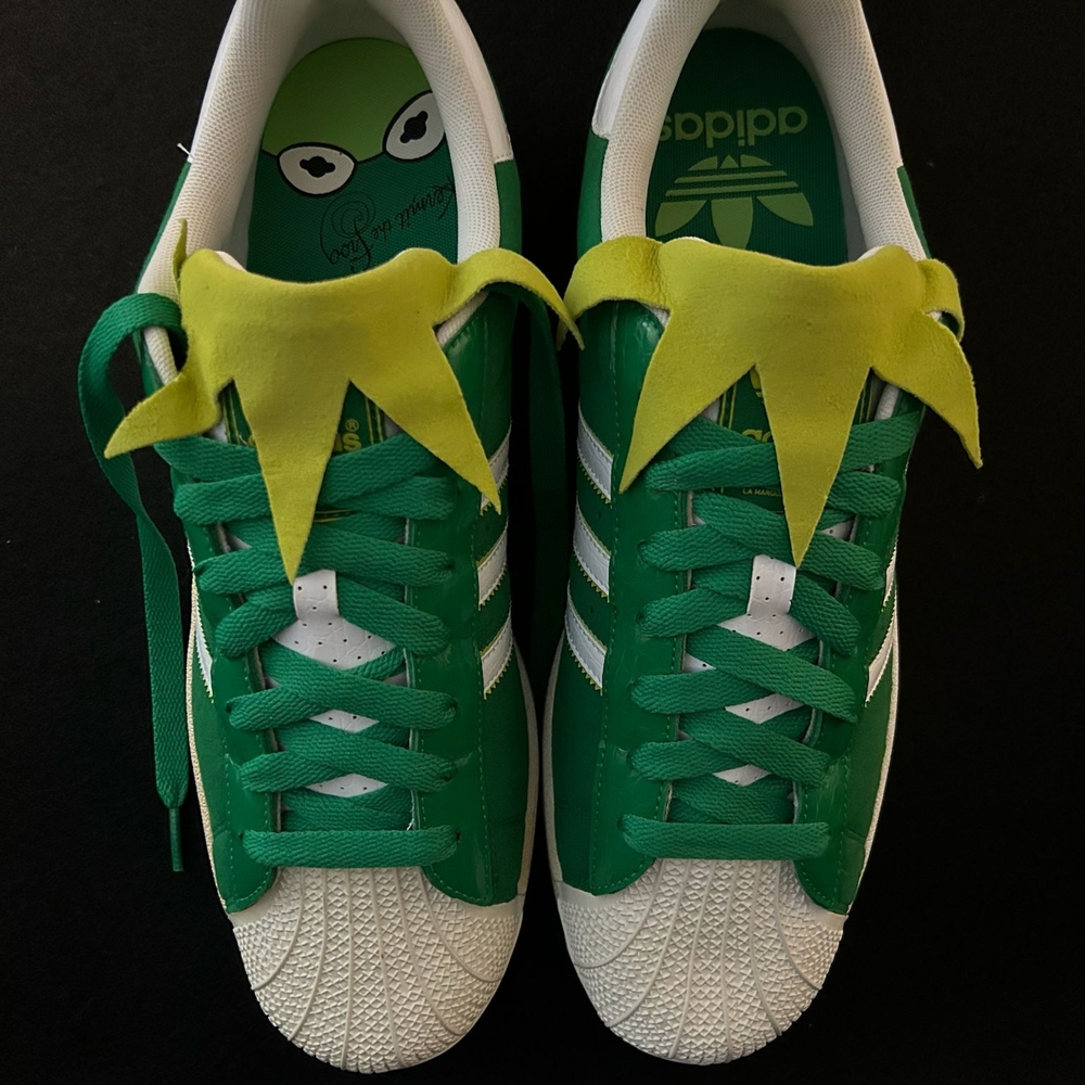 Adidas Superstar II Kermit the‎ Frog Original HipHop Sneakers - Picture 2 of 6